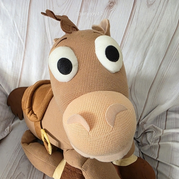 Disney Store Toy Story Bullseye Horse Plush Stuffed Toy Large Floppy 26 Inch - Picture 2 of 13